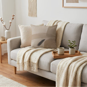 Modern minimalistisk abstrakt skandinavisk kudde