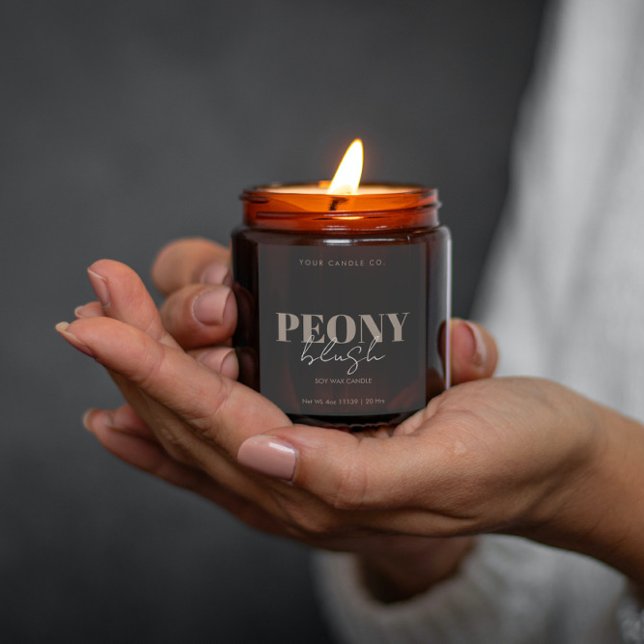 Modern Minimalistisk Anpassad Ljus Etikett (Skapare uppladdad)