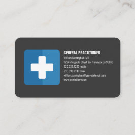 Modern minimalistisk Anpassningsbar Logotyp Doktor Visitkort