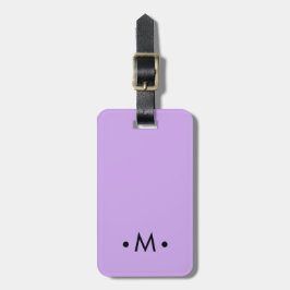 Modern Minimalistisk Anpassningsbar Monogram World Bagagebricka