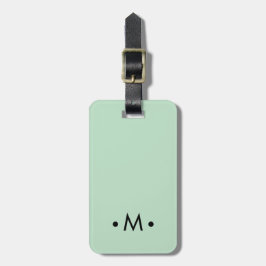 Modern Minimalistisk Anpassningsbar Monogram World Bagagebricka