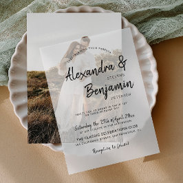 Modern minimalistisk avslappnad, bröllop överlägg