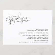 Modern minimalistisk Avslappnad, repetitionsmiddag