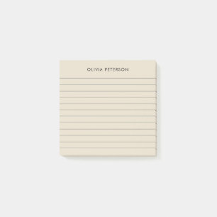 Modern minimalistisk Beige Led Sticky Post-it Block