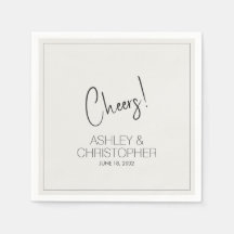 Modern minimalistisk Benvit Bröllop