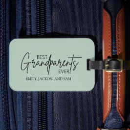 Modern minimalistisk best Grandparent någonsin Bagagebricka