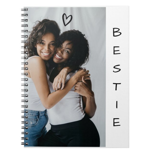 Modern, minimalistisk BFF Bestie-bärbar dator Anteckningsbok (Framsidan)
