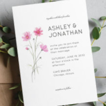 Modern minimalistisk Blommigt, detalj Bröllop