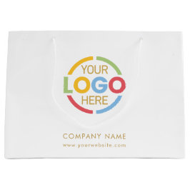 Modern minimalistisk Branded White Guld Business L