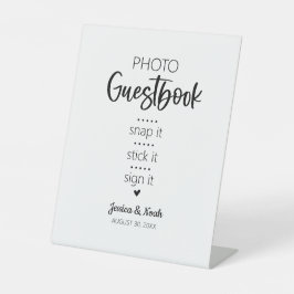 Modern minimalistisk Bröllop-fotobokssignatur för