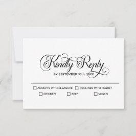 Modern minimalistisk Bröllop OSA Kort