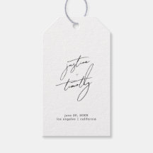 Modern minimalistisk Bröllop