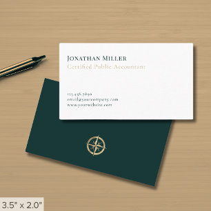 Modern Minimalistisk CPA Visitkort