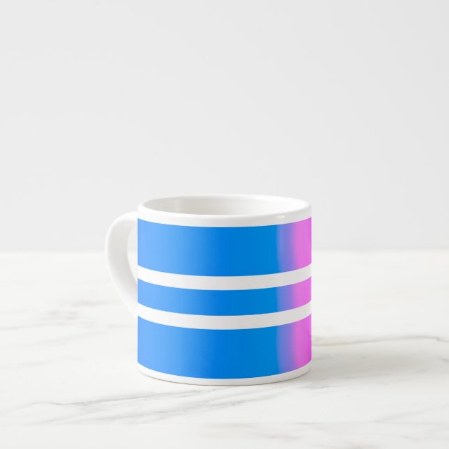 Modern minimalistisk dekoration espressomugg (Framsida vänster)