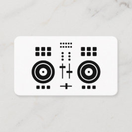 Modern Minimalistisk DJ  Visitkort