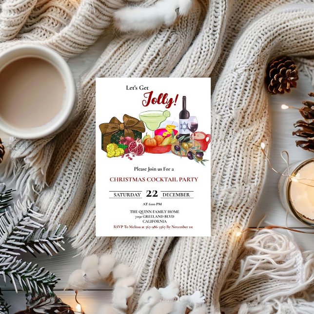 Modern Minimalistisk doktor-cocktail party Inbjudningar (Skapare uppladdad)