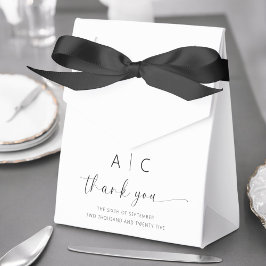 Modern minimalistisk Elegant bröllop Presentaskar