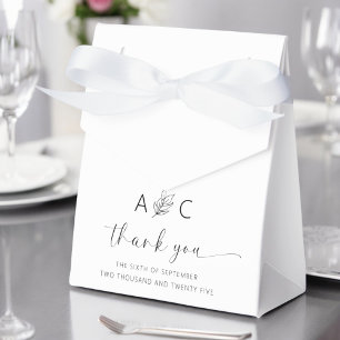 Modern minimalistisk Elegant bröllop Presentaskar
