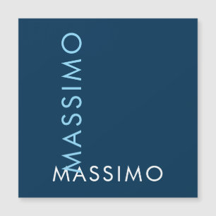 Modern minimalistisk elegant enkel preussisk blå n