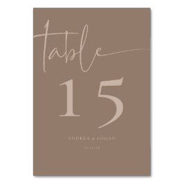 Modern minimalistisk elegant klassisk bordskort