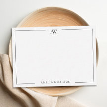 Modern Minimalistisk Elegant Monogram