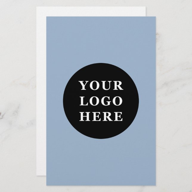 Modern, minimalistisk, Elegant och Anpassade Brevpapper (Fram/baksida)