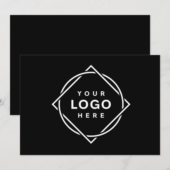 Modern, minimalistisk, Elegant och Anpassade Inbjudningar (Fram/baksida)