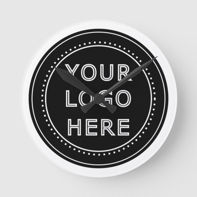 Modern, minimalistisk, Elegant och Anpassade Rund Klocka (Framsida)