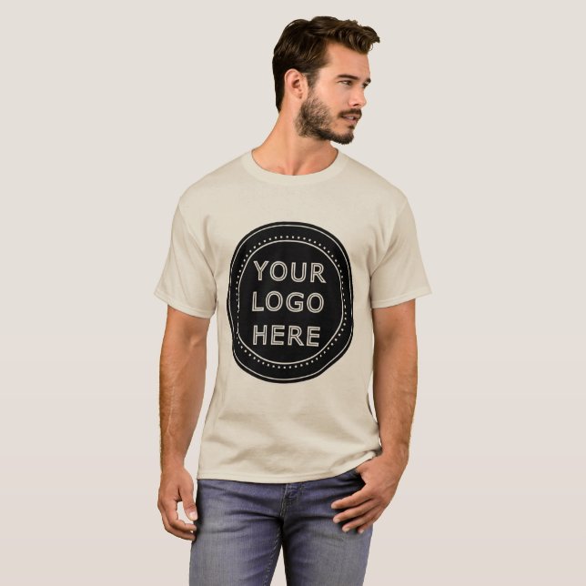 Modern, minimalistisk, Elegant och Anpassade T Shirt (Hel framsida)