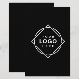 Modern, minimalistisk, elegant och anpassningsbar brevpapper