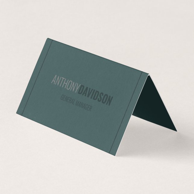 Modern Minimalistisk Elegant Professionell Visitkort (Framsida)