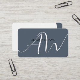 Modern minimalistisk elegant skript professionell visitkort