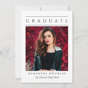 Modern minimalistisk Elegant Studenten-meddelande Meddelande