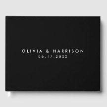 Modern minimalistisk enkel Bröllop