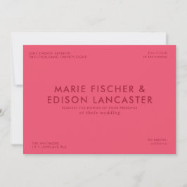 Modern, minimalistisk, enkel, elegant Charming Brö Inbjudningar