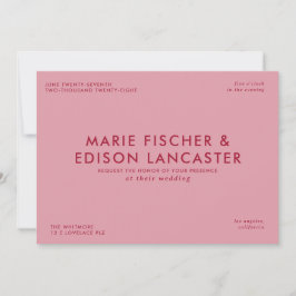 Modern, minimalistisk, enkel, elegant Charming Brö Inbjudningar