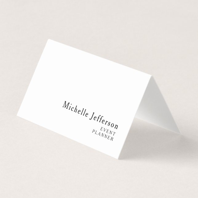 Modern minimalistisk enkel Kreativ Visitkort (Framsida)