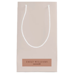 Modern, minimalistisk, enkel layout typo, varm bru