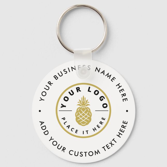 Modern, minimalistisk enkel Logotyp för att främja Nyckelring (Framsida)