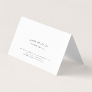 Modern minimalistisk enkel lyxig pärlpapper visitkort