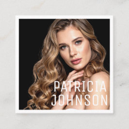 Modern Minimalistisk Enkel Professionell Fyrkantig Fyrkantigt Visitkort