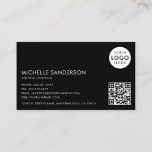 Modern Minimalistisk Enkel Professionell QR-kodlog