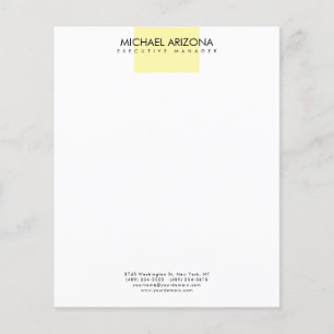 Modern Minimalistisk Enkel Ren Flygblad