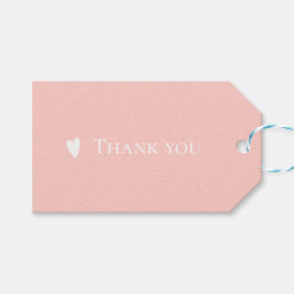 Modern minimalistisk enkel Tack Presentetikett