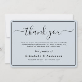 Modern minimalistisk enkel Tackkort Kort