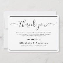 Modern minimalistisk enkel Tackkort