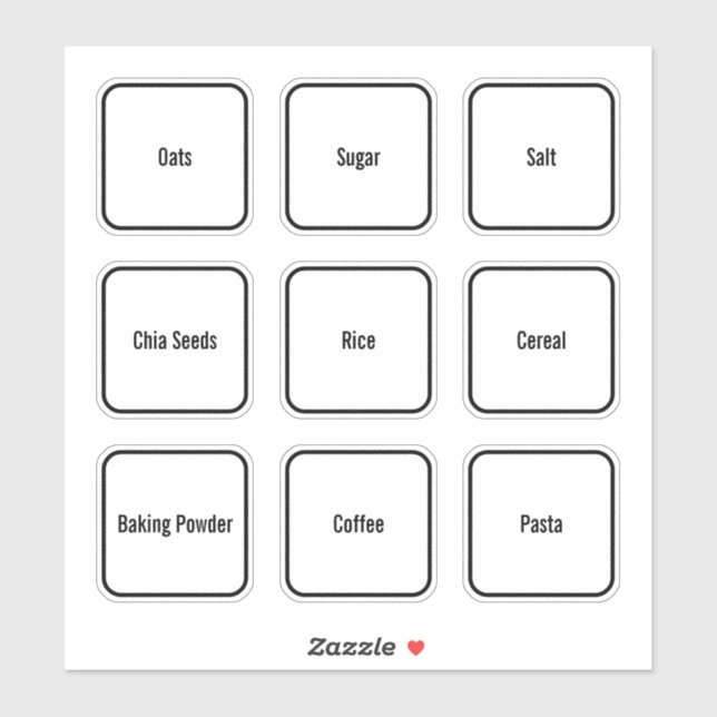 Modern minimalistisk etikett för kökspanelen (Ark)