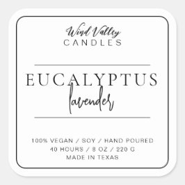 Modern minimalistisk etikett för svart och vitt lj