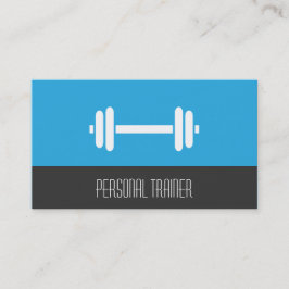 Modern Minimalistisk Fitness Personlig Tränare Vik Visitkort