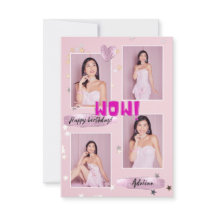 Modern minimalistisk födelsedag i Dam